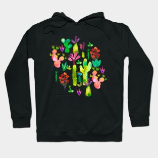 Cacti Succulents Garden Hoodie